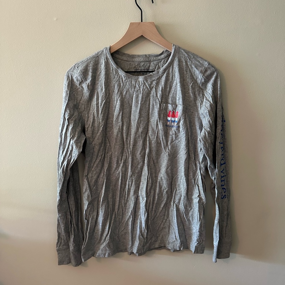 Vineyard Vines red white and blue popsicle tee